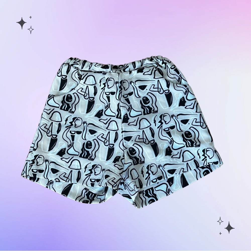 SOLD 🛑 Dazey LA peace it together breezy printed shorts